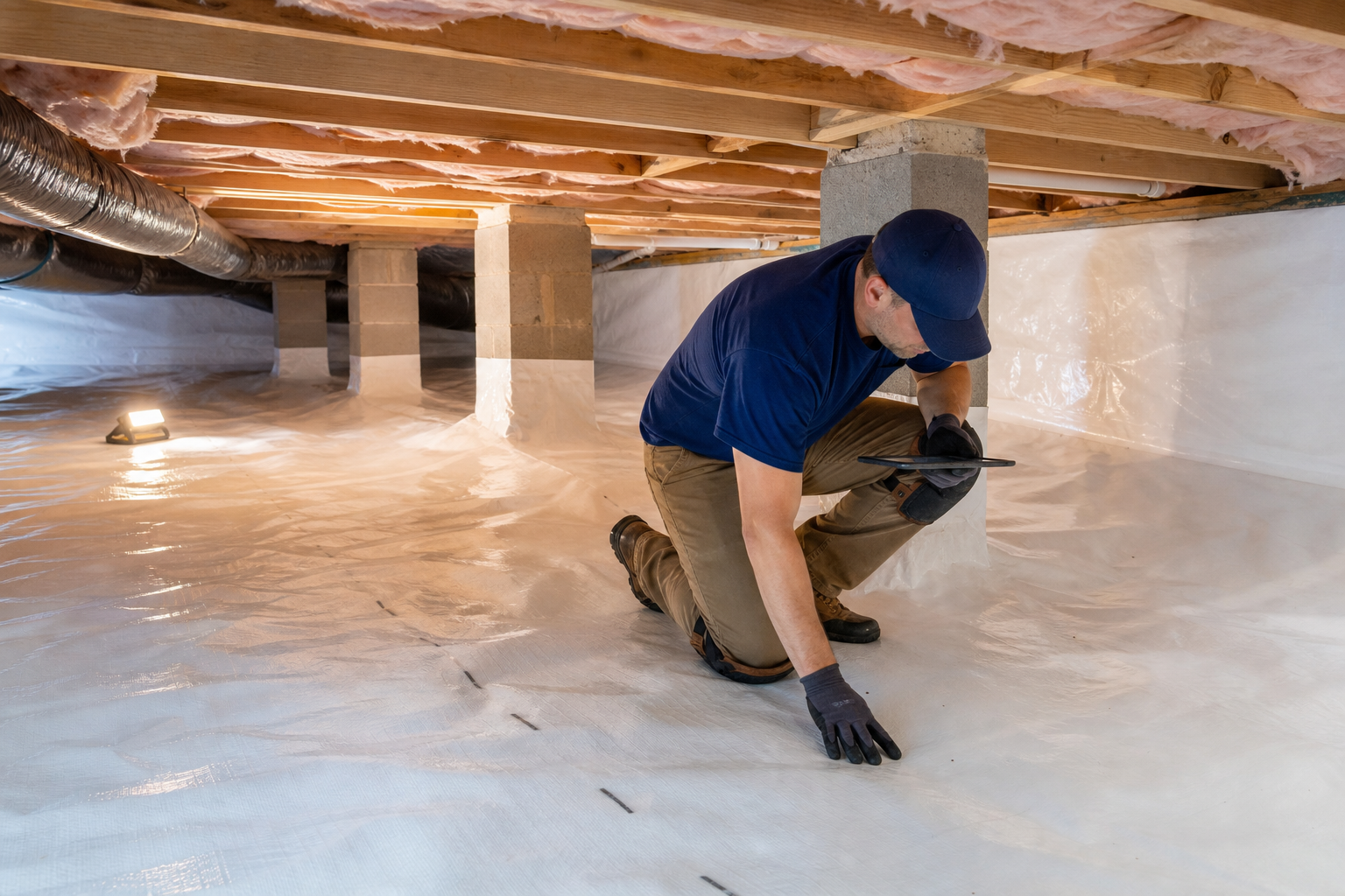 Illustrative Louisville crawl space liner inspection for comparing cost factors